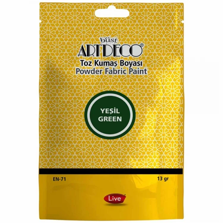 ARTDECO TOZ KUMAŞ BOYASI 13 GR. YEŞİL 1113