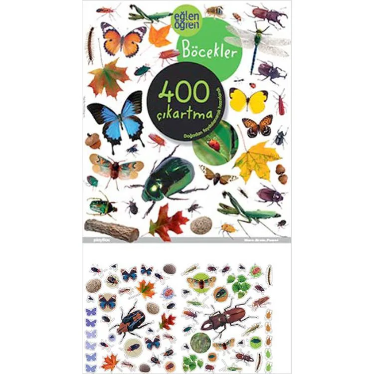 EĞLEN ÖĞREN - BÖCEKLER 400 ÇIKARTMA