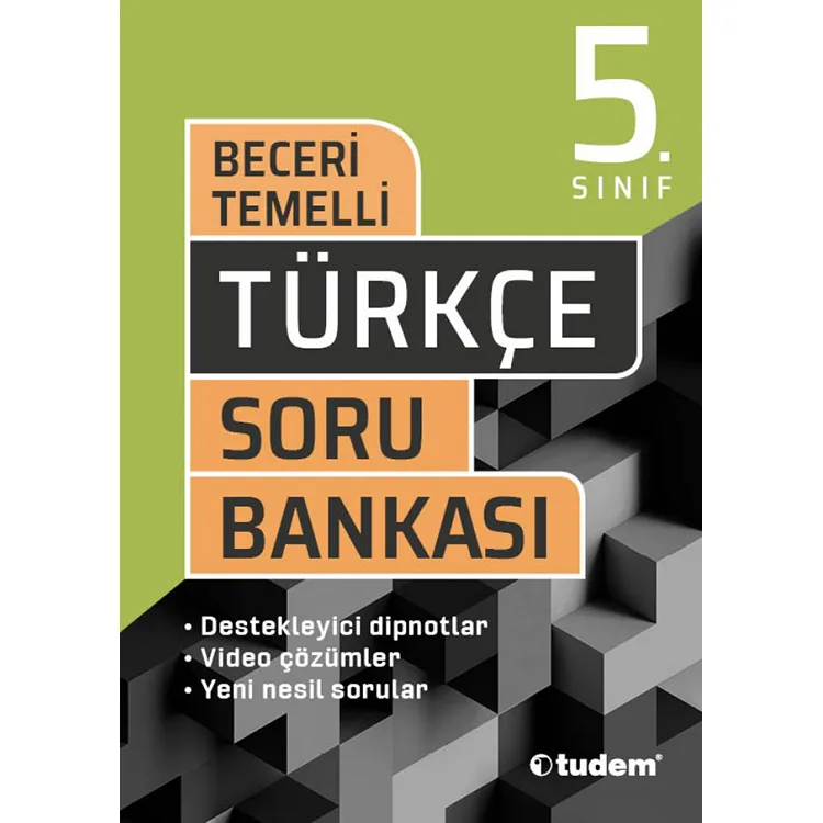 TUDEM 5. SINIF TÜRKÇE BECERİ TEMELLİ SORU BANKASI
