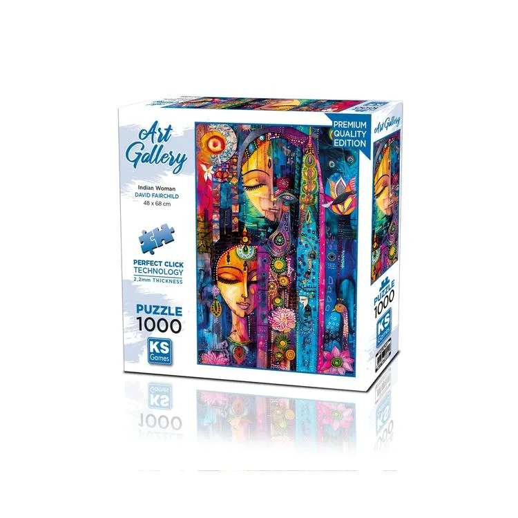 KS GAMES 20851 INDIAN WOMAN 68x48cm YAPBOZ/PUZZLE 1000 PARÇA