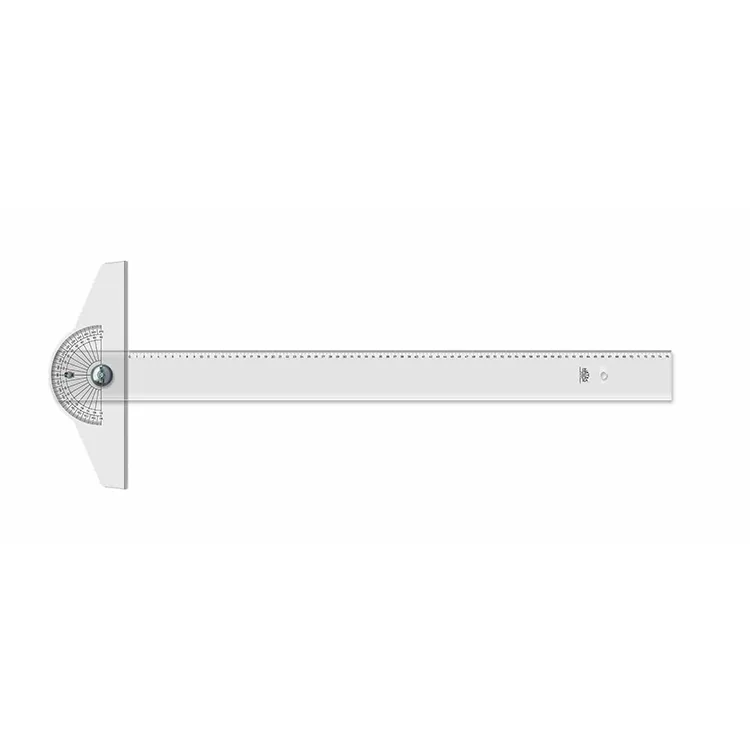 HATAS MİNKALE BAŞLIKLI İNCE BİZOTE ŞEFFAF T CETVELİ 75 CM