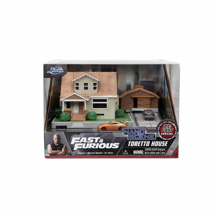 SİMBA JADA 3203081 FAST & FURIOUS TORETTO HOUSE & NANO DIE CAST KUTULU 8+
