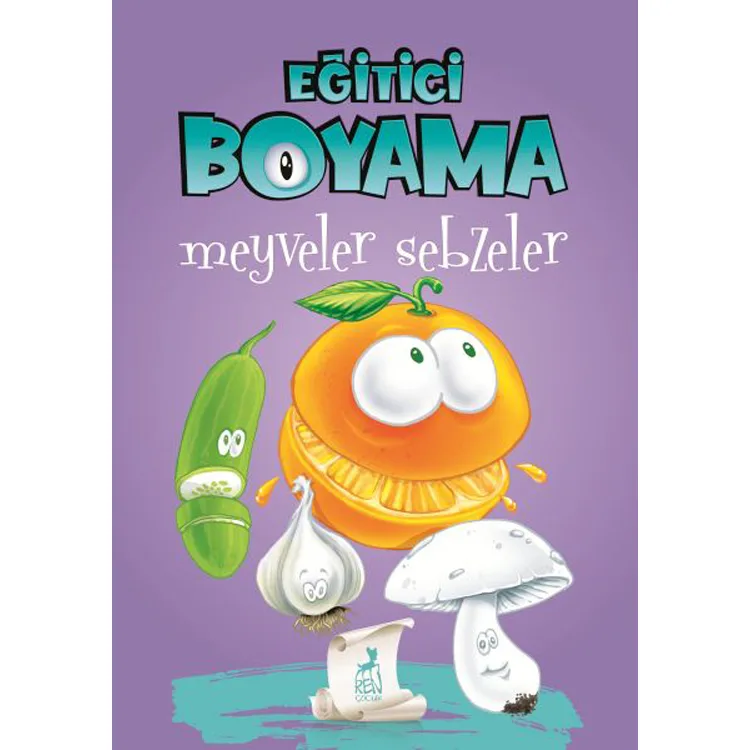 EĞİTİCİ BOYAMA - MEYVELER SEBZELER