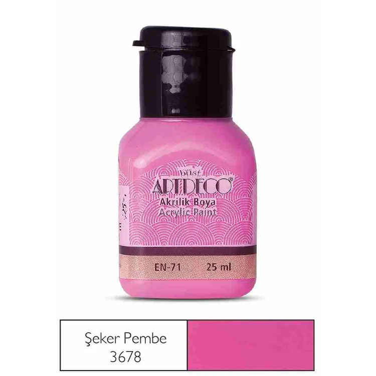 ARTDECO AKRİLİK BOYA 25 ML. ŞEKER PEMBE 070A-3678