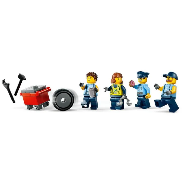 LEGO CITY 60457 CUSTOM POLICE GAREGE 489 PARÇA 6+