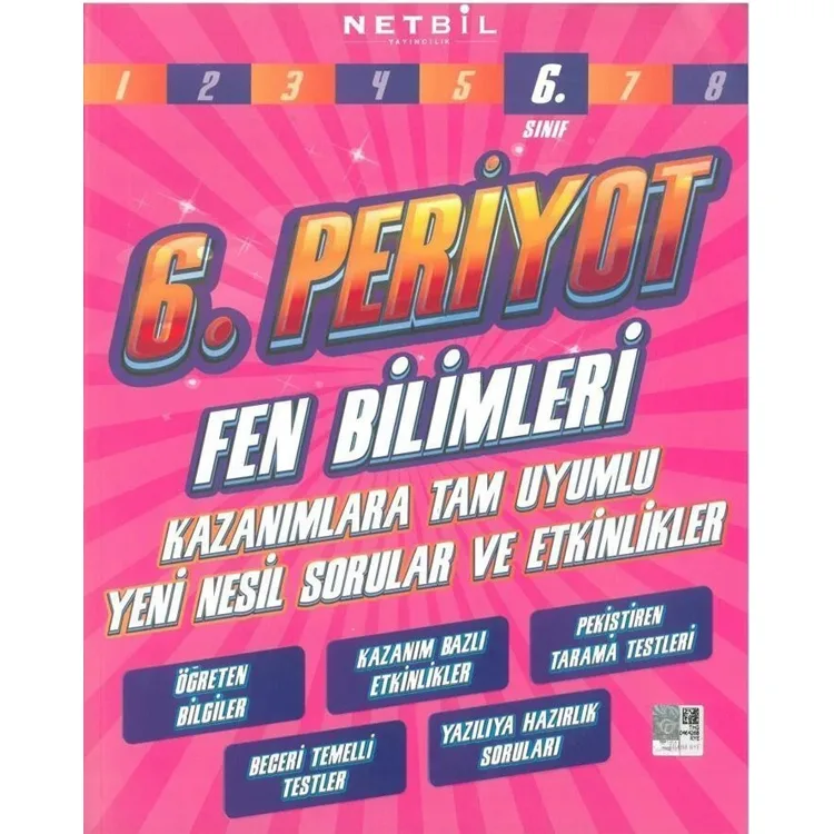 NETBİL 6. SINIF PERİYOT FEN BİLİMLERİ SORU BANKASI