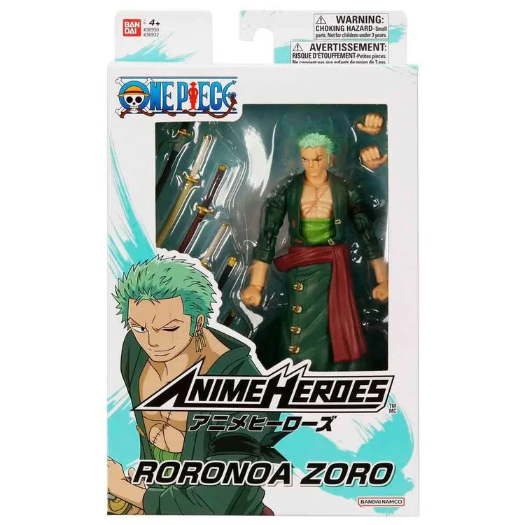 BANDAI 36962 ANIME HEROES ONE PIECE ZORO FİGÜR