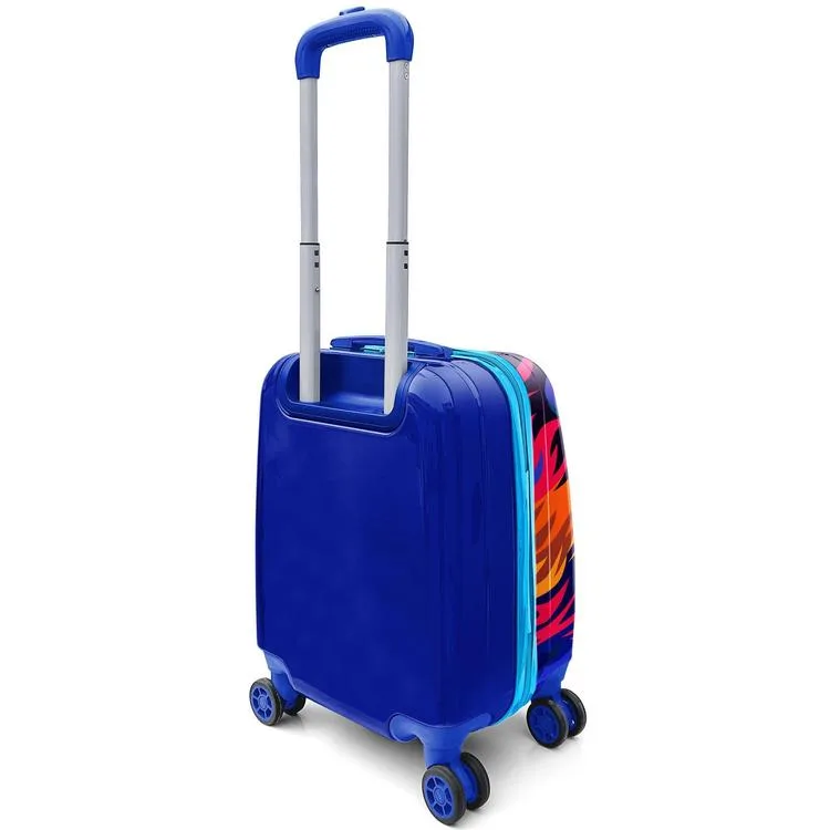 CORAL HIGH 16732 LACİVERT SAKS ASLAN DESENLİ MİNİ ÇOCUK VALİZİ