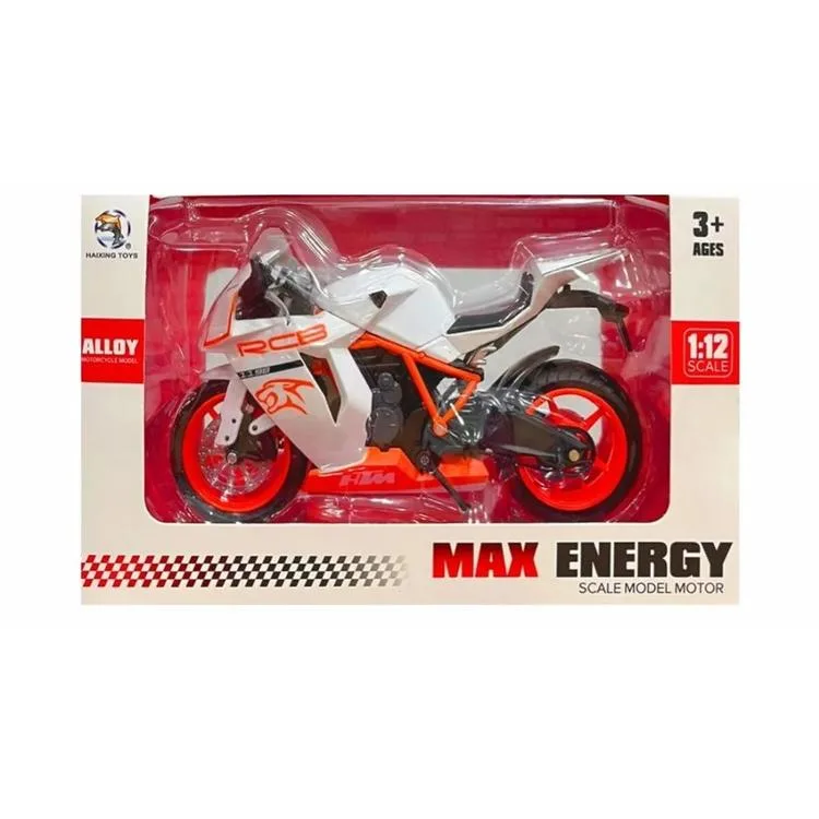 KIZILKAYA HX797 KAWASAKİ 1:12 MAX ENERGY ALLOY MODEL MOTORSİKLET 3+ KUTULU
