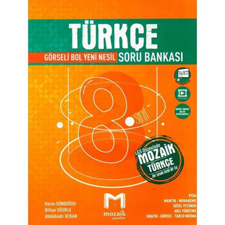 MOZAİK YAYINLARI 8. SINIF TÜRKÇE SORU BANKASI