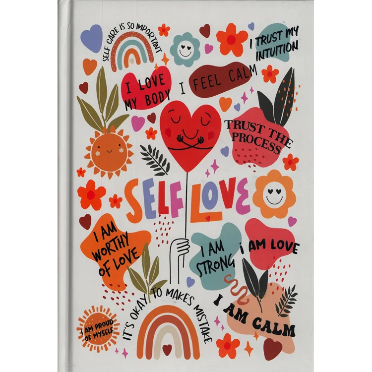 DEFFTER POSITIVE / SELF LOVE SERT KAPAK A5 ÇİZGİLİ DEFTER 96 YP
