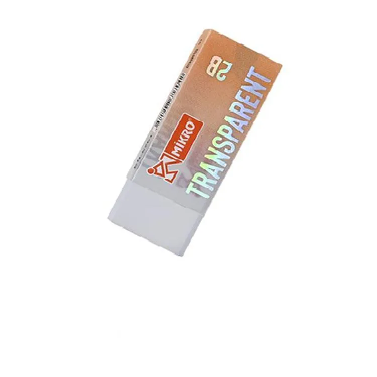 MİKRO ER5701 TRANSPARENT DİKDÖRTGEN SİLGİ - TEKLİ