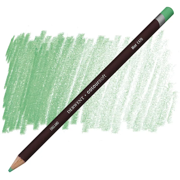 DERWENT COLOURSOFT - YUMUŞAK KURUBOYA KALEMİ- MINT C470