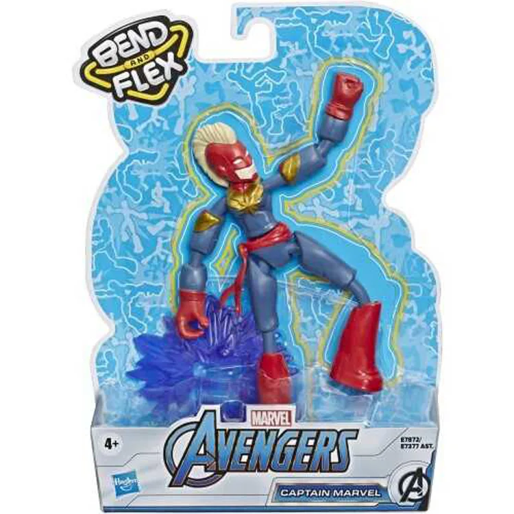 HASBRO E7377/ E7872 AVENGERS BEND & FLEX CAPTAN MARVEL FİGÜR