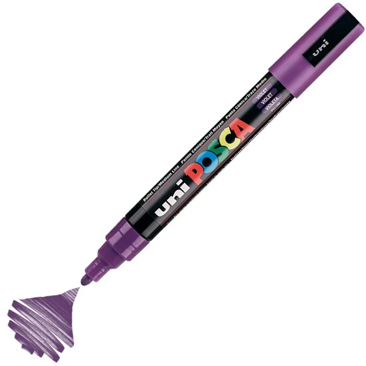 UNİ POSCA SU BAZLI POSTER MARKER 1.8-2.5 PC-5M MOR