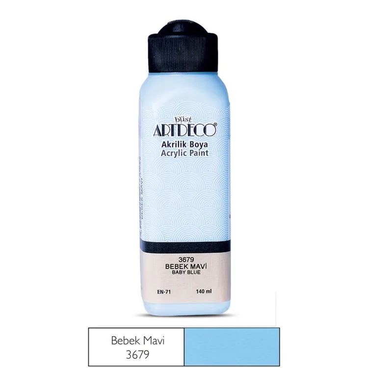 ARTDECO AKRİLİK BOYA 140 ML. BEBEK MAVİ