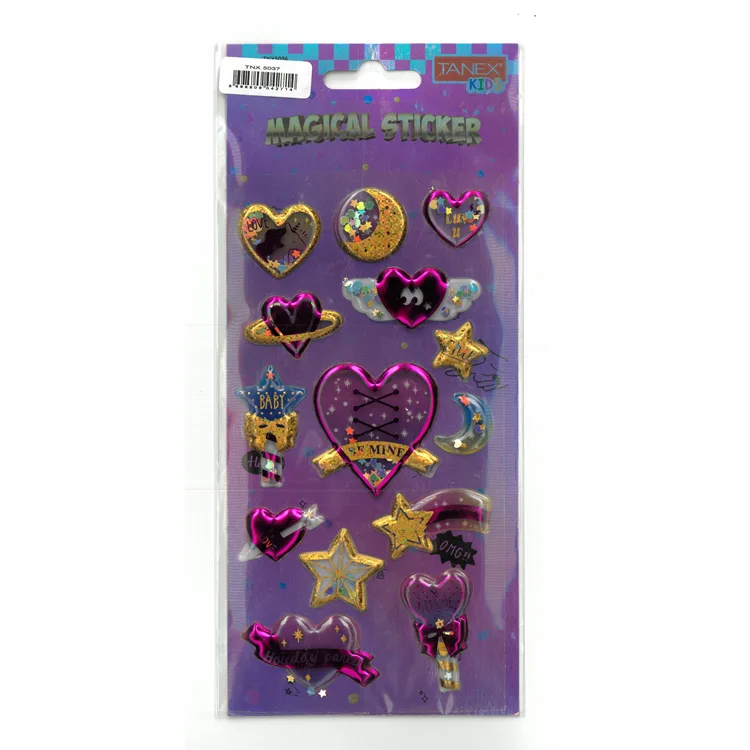 TANEX TNX-5037 MAGICAL PUFFY ETİKET SERİ 4 - 1 ADET