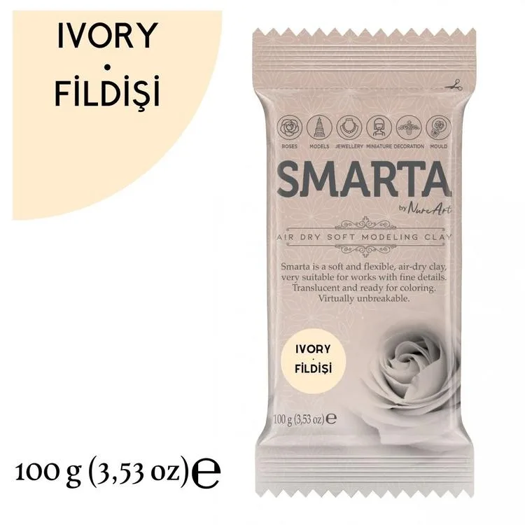 SMARTA MODELLEME KİL HAMURU 100 GR NO:33 FİLDİŞİ (IVORY)