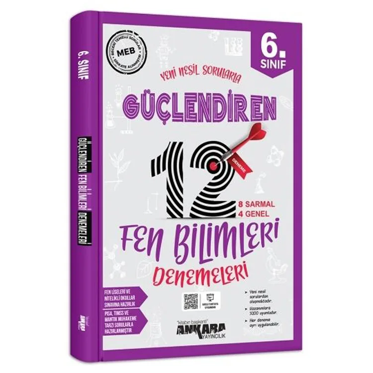 ANKARA 6.SINIF 12 GÜÇLENDİREN FEN BİL. DENEMELERİ