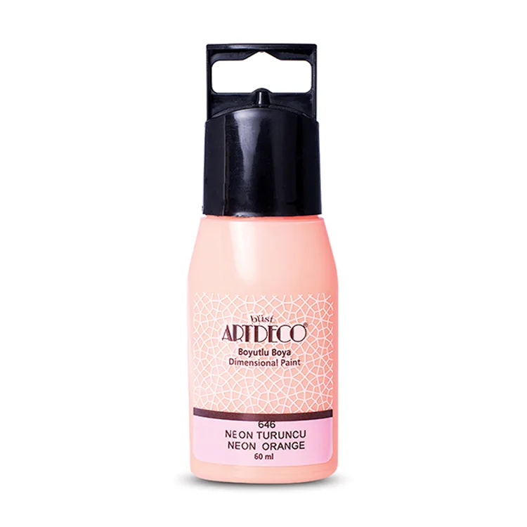 ARTDECO NEON BOYUTLU BOYA 60 ml N.TURUNCU 646