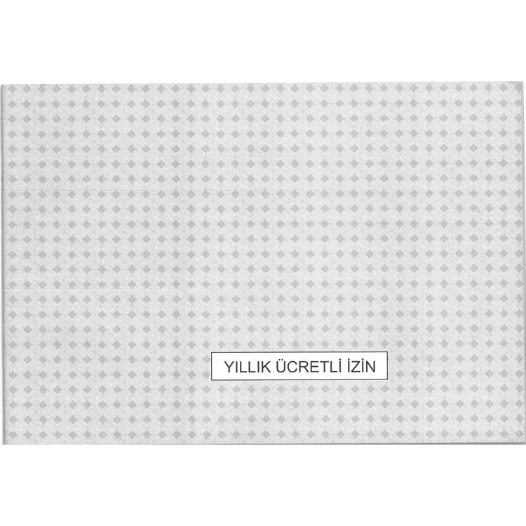 DİLMAN 19.5x28cm KARTON KAPAK YILLIK ÜCRETLİ İZİN DEFTERİ YATAY 20YP.
