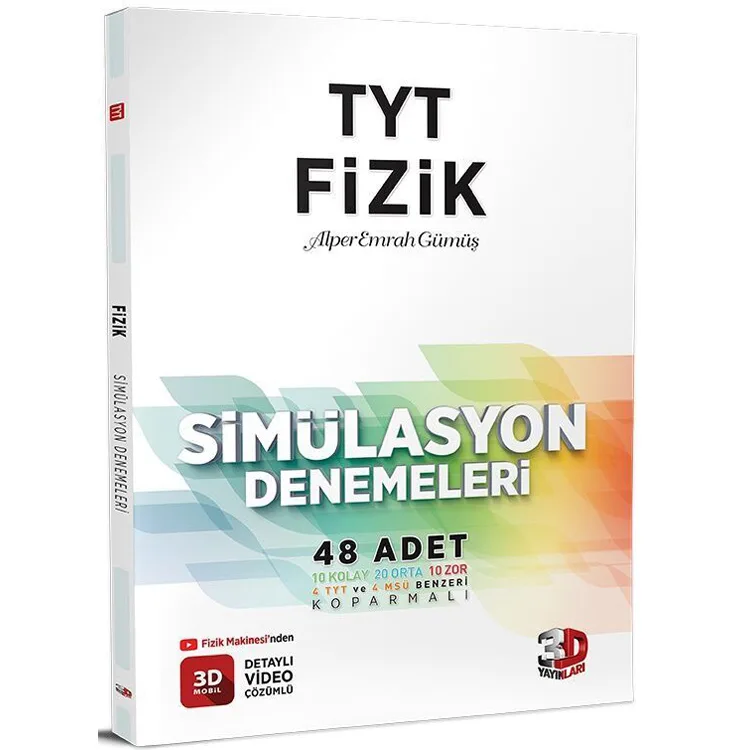 3D TYT FİZİK SİMÜLASYON 48'Lİ DENEMELERİ