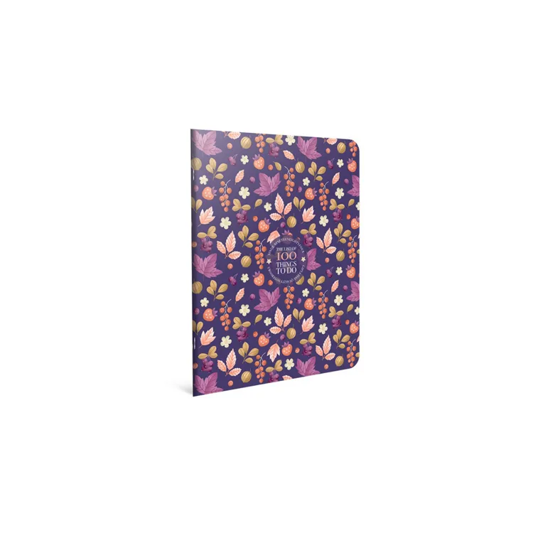 GIPTA 3913 100 THINGS TEL DİKİŞLİ KARTON KAPAK A6 80YP. ÇİZGİLİ DEFTER - TEKLİ