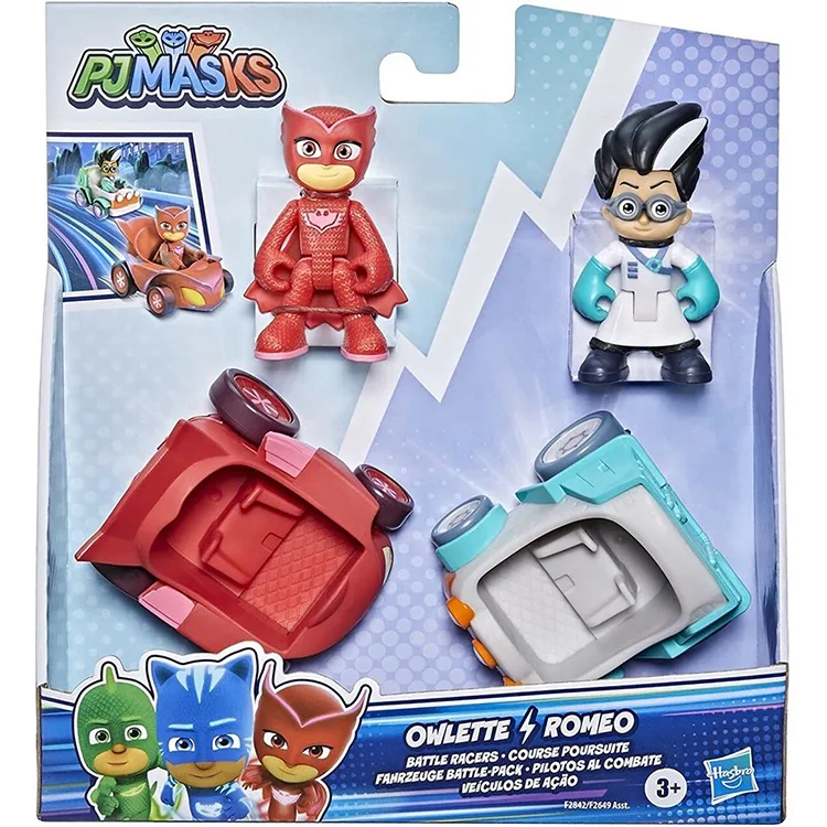 HASBRO F2649/F2842 PJ MASKS 2'Lİ FİGÜRLÜ ARAÇ SETİ OWLETTE & ROMEO