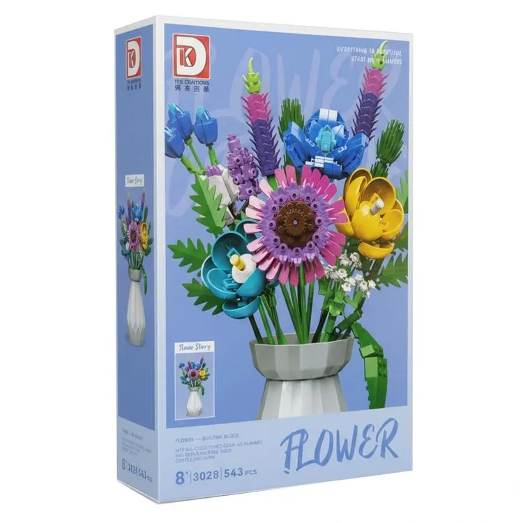 PASİFİK 3028 FLOWER ÇİÇEK BUKETİ LEGO YAPIM SETİ 543 PARÇA 8+