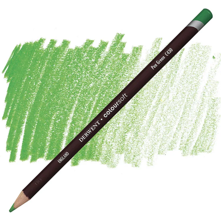 DERWENT COLOURSOFT - YUMUŞAK KURUBOYA KALEMİ- PEA GREEN C430