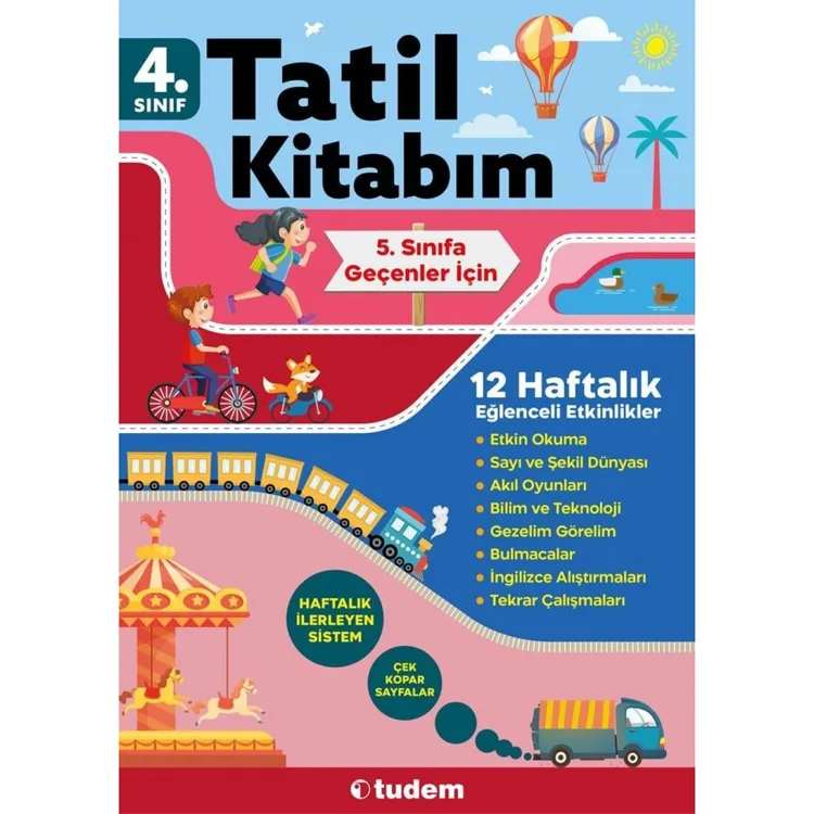 TUDEM 4. SINIF TATİL KİTABIM (5.SINIFA GEÇENLER İÇİN)