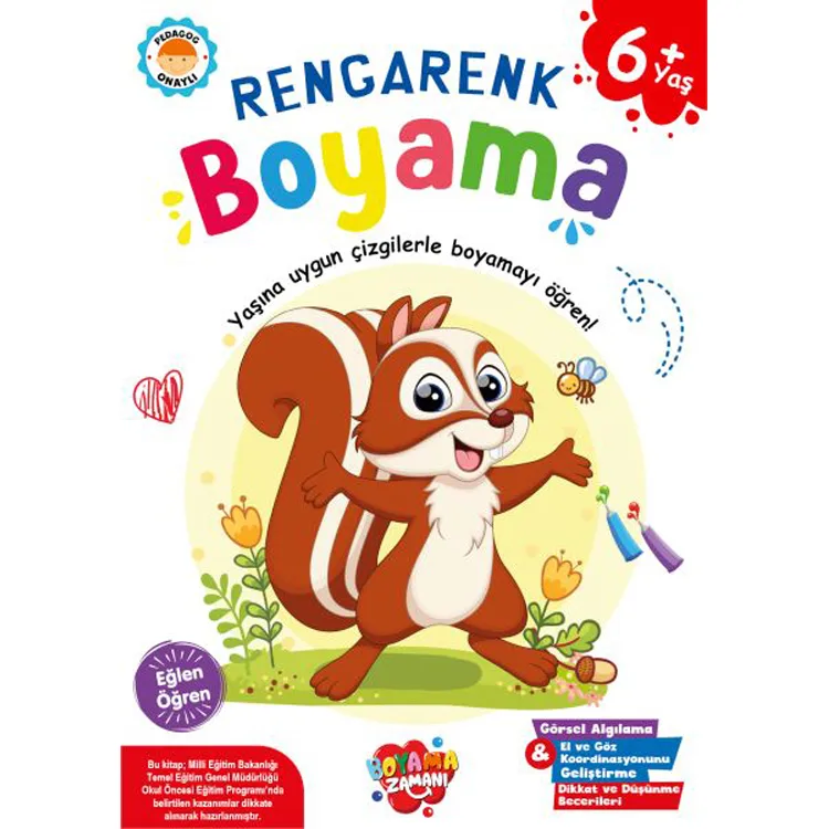 RENGARENK BOYAMA 6 YAŞ