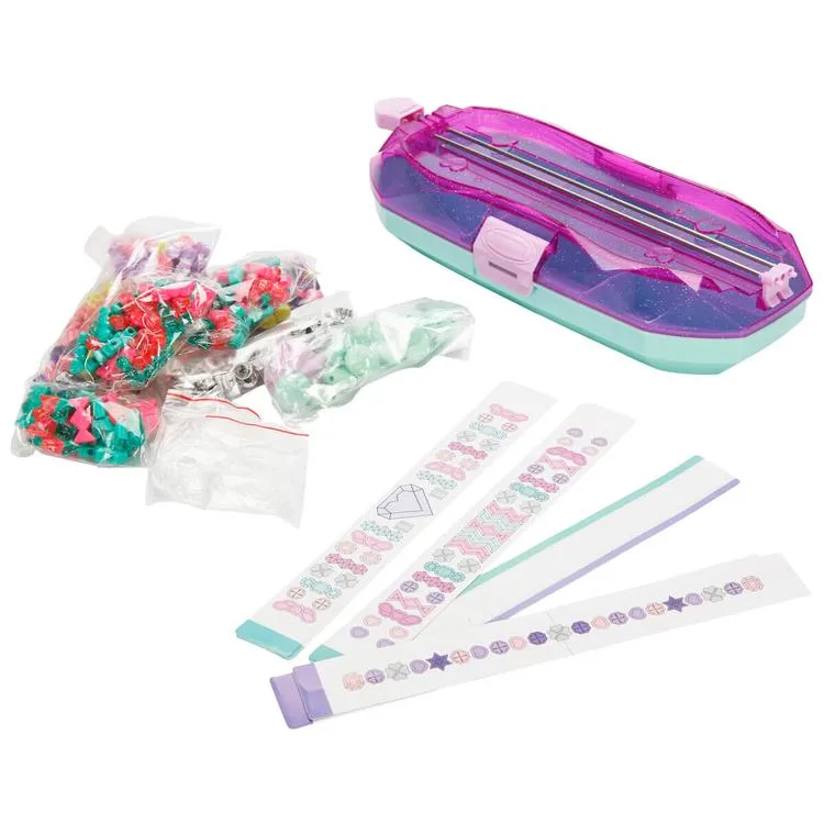 SUNMAN MBK-389 PRETTY PINKY GEM BRACELET MAKER- RENKLİ MÜCEVHER BİLEKLİK YAPIM SETİ 3+