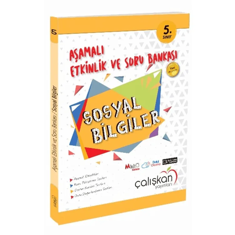 ÇALIŞKAN 5. SINIF AŞAMALI ETKİNLİK VE SOSYAL BİLGİLER SORU BANKASI