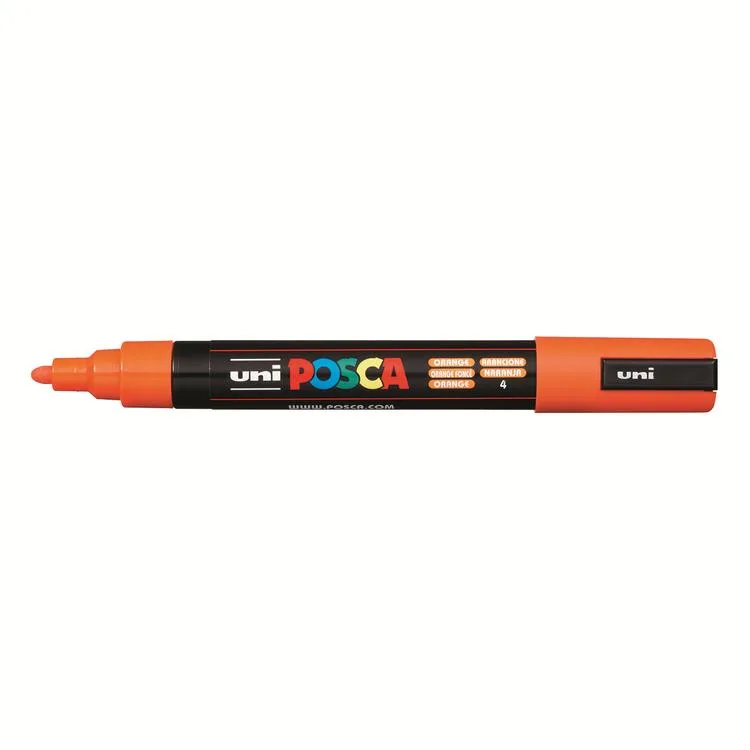 UNİ POSCA SU BAZLI POSTER MARKER 1.8-2.5 TURUNCU PC-5M