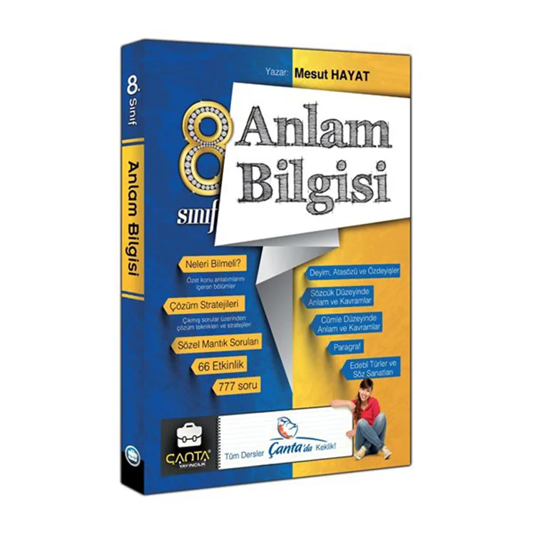 ÇANTA 8. SINIF ANLAM BİLGİSİ SORU BANKASI