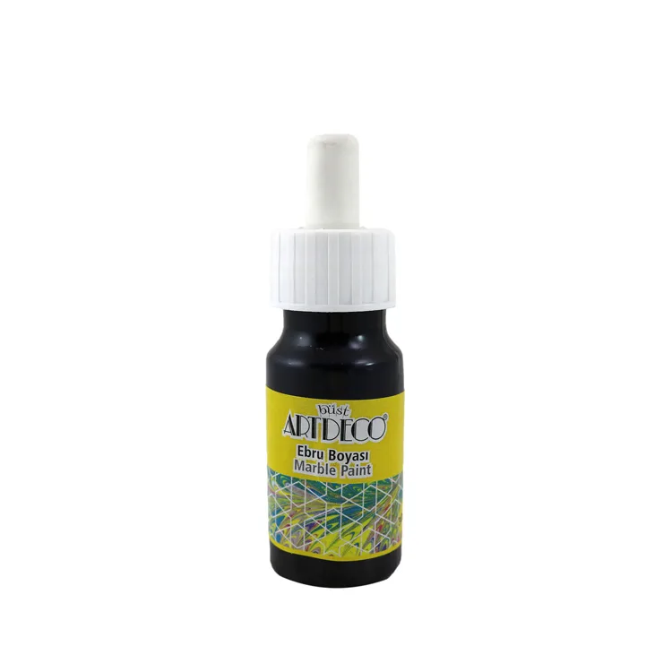 LİSANS ARTDECO EBRU BOYASI 30ML KAHVERENGİ
