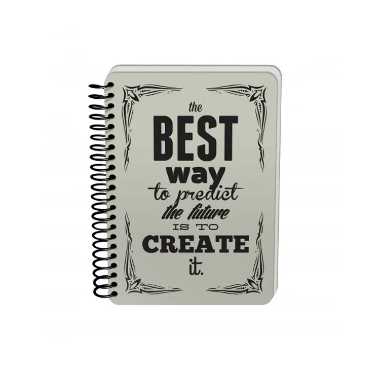 DEFFTER RAW AND GREY / BEST SERT KAPAK SPİRALLİ ÇİZGİSİZ DEFTER 96 YP