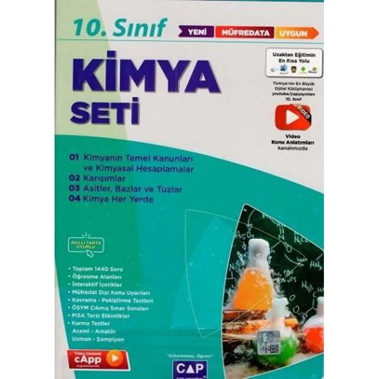 ÇAP YAYINLARI 10. SINIF ANADOLU KİMYA SETİ