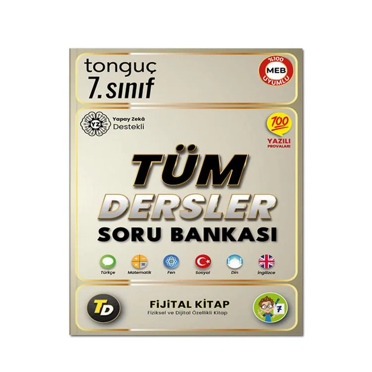 TONGUÇ 7. SINIF TÜM DERSLER SORU BANKASI