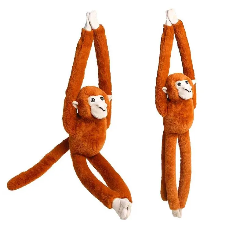 MOONTOYS PELUŞ ELLERİ YAPIŞAN MAYMUN 60CM.
