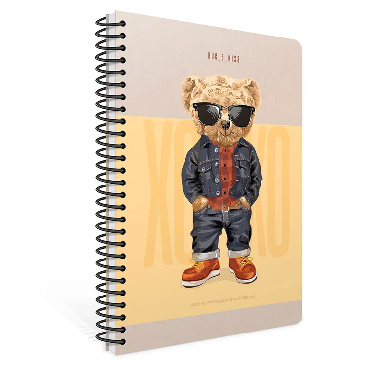 GIPTA XOXO SPİRALLİ SERT KAPAK 17x24 120YP. ÇİZGİLİ DEFTER