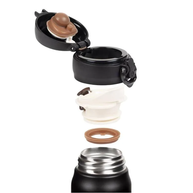 THERMOS JNL-350/ 355DPBK (199361-AK) ULTRALIGHT ÇELİK TERMOS/MUG PİPETSİZ 350ML - DEEP BLACK