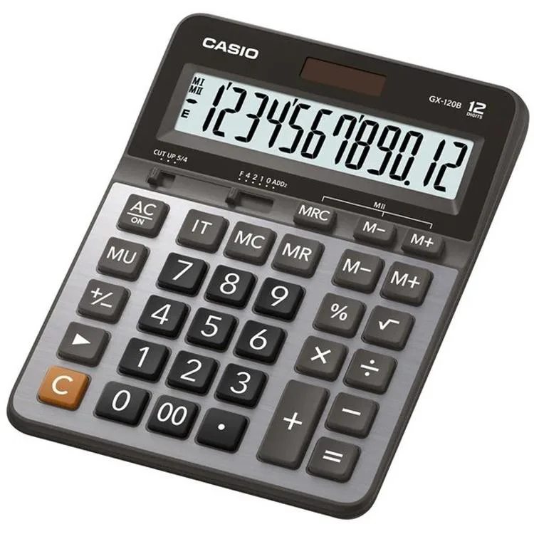 CASIO GX-120B 12 HANE MASAÜSTÜ HESAP MAKİNESİ