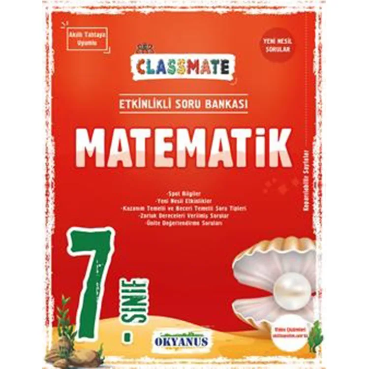 OKYANUS 7. SINIF CLASSMATE MATEMATİK SORU BANKASI - 2025 MÜFREDAT