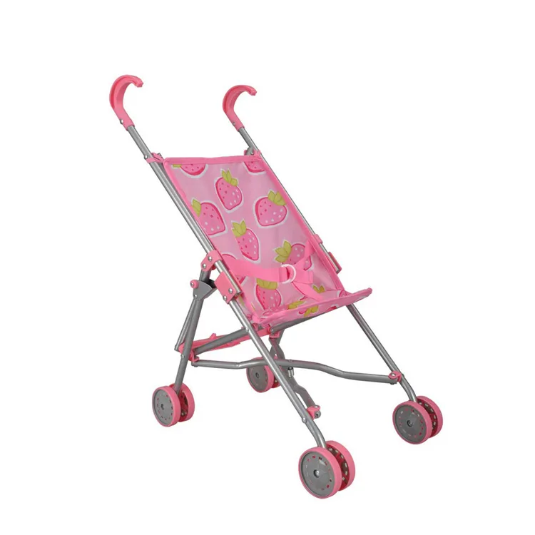 SUN-MLB-S01013001 ÇİLEK DESENLİ KATLANABİLİR BASTON BEBEK PUSETİ