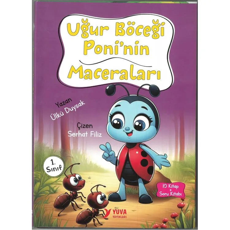 UĞUR BÖCEĞİ PONİ'NİN MACERALARI 10 KİTAP SET ( 1. SINIFLAR İÇİN)