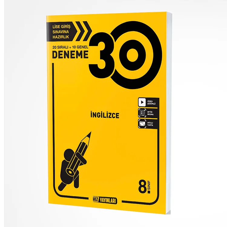 HIZ 8. SINIF İNGİLİZCE 30'LU DENEME