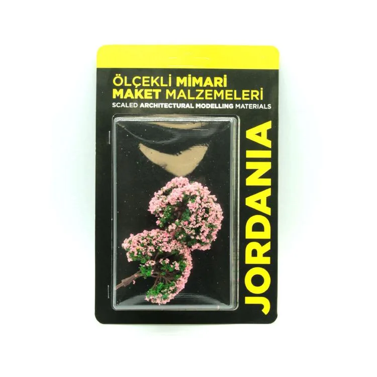 JORDANIA JE03P-W6070A AĞAÇ YEŞİL-PEMBE 1/100 6 CM 2'Lİ