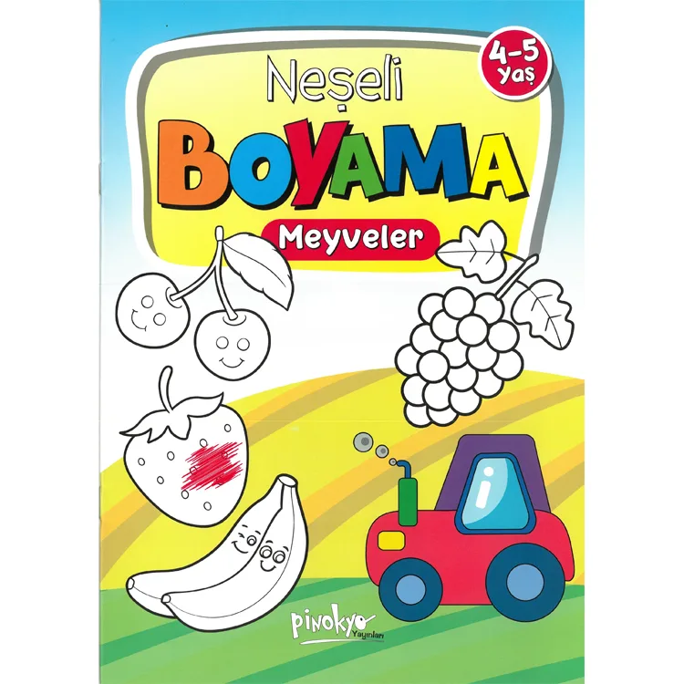 NEŞELİ BOYAMA KİTABIM 4-5 YAŞ 6 KİTAP SET